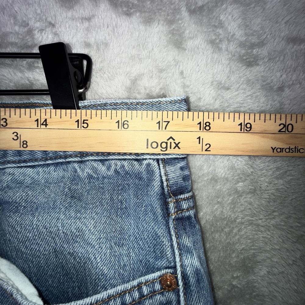 Vintage Levis 505 Jeans Denim Blue Mens 36x32 Fits 35x31 Straight Leg Light Wash - Picture 13 of 16